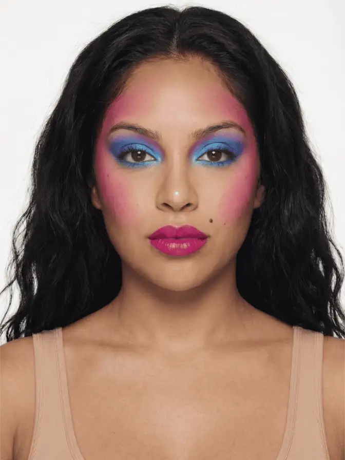 1980s Power makeup look