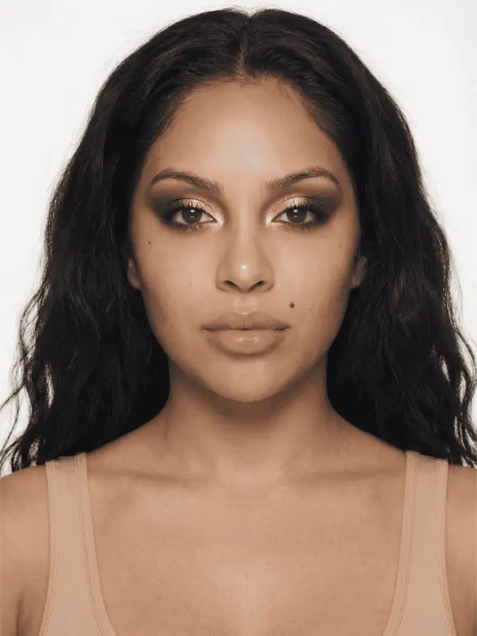Halo Eye makeup look