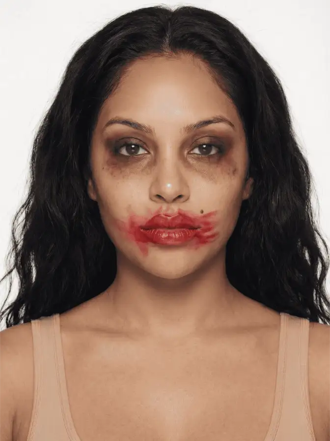 Kinderwhore makeup look