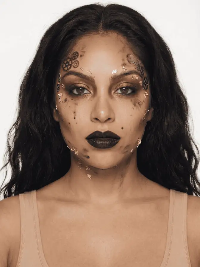 Steampunk makeup look
